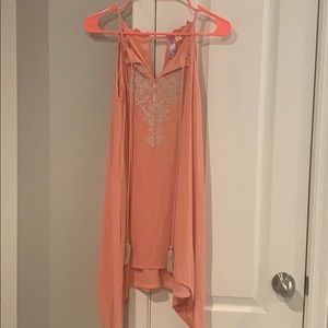Peach dress